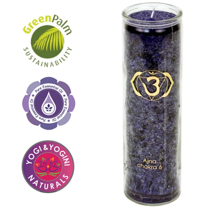 Chakra Kerzen 100 Stunden Stearin