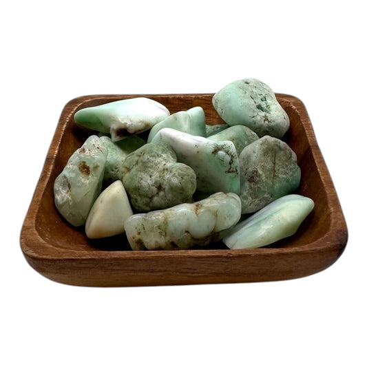 Chrysopras Geschliffen