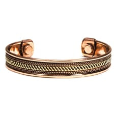 Kupfer-Armband Magnet Karo