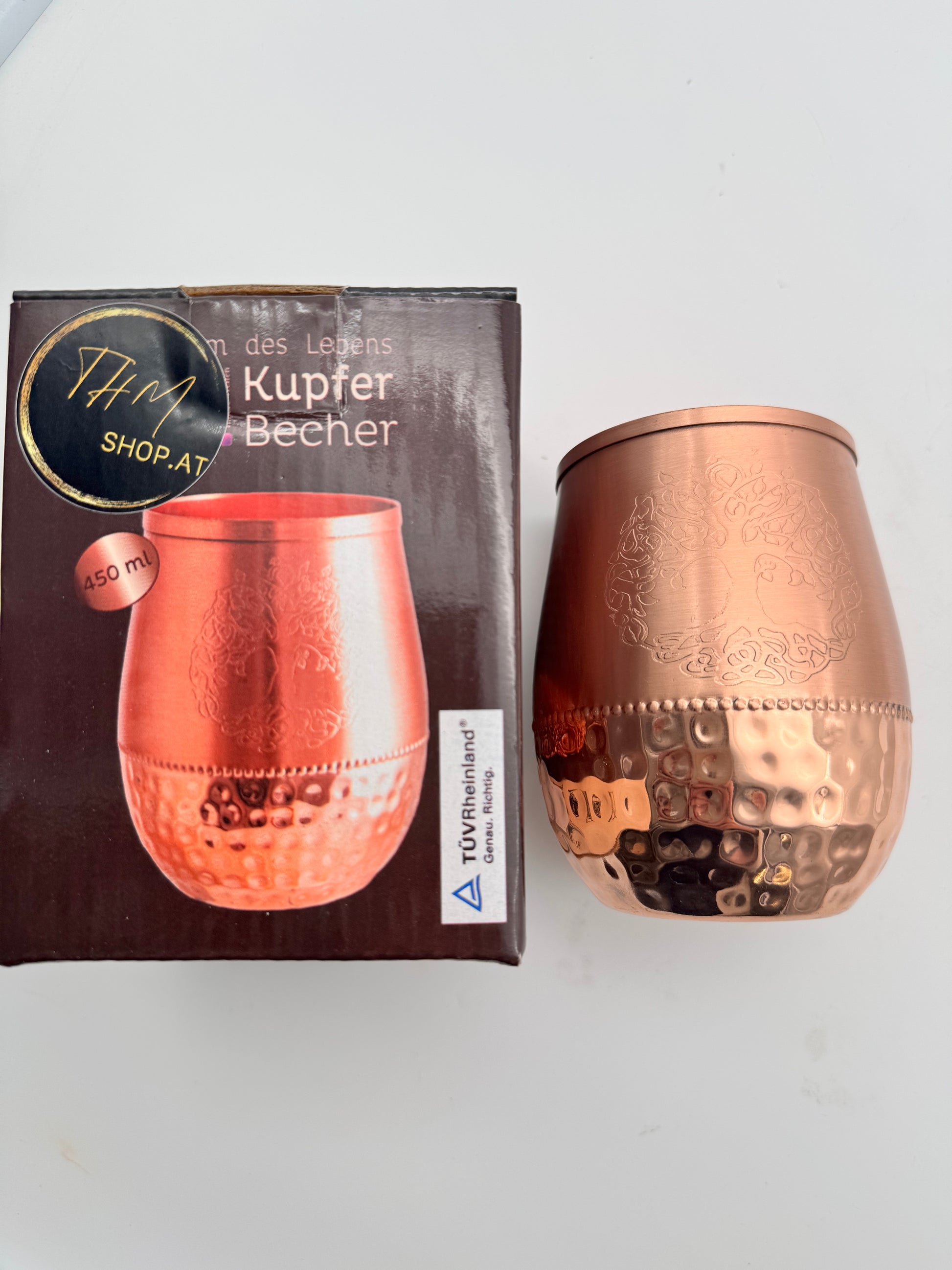 Kupfertrinkbecher 450 ml