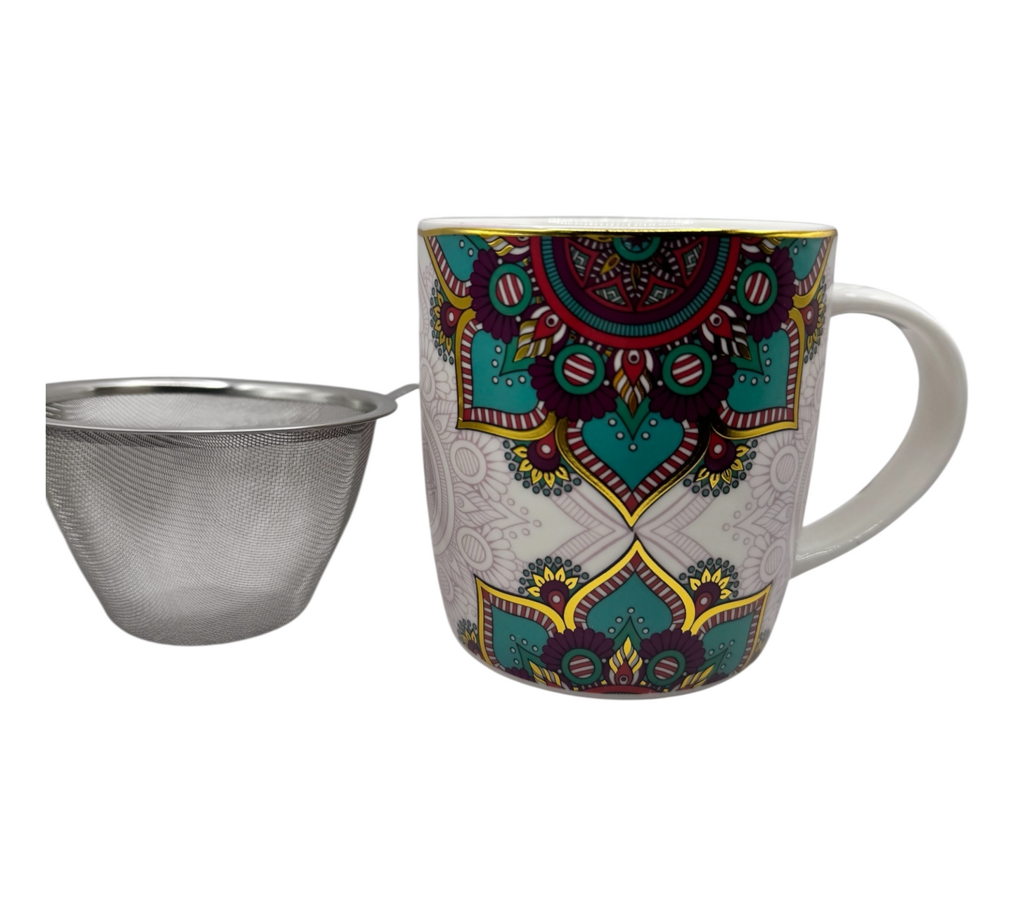 Teetasse mit Sieb MaNDELA 2
