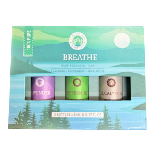 Breathe 3er Set ätherische Öle  Atmung Song of India